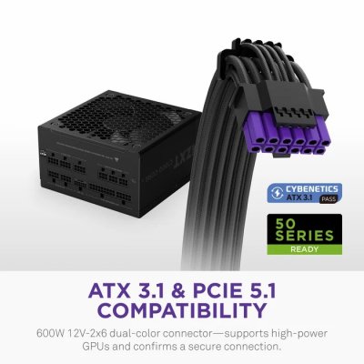 POWER SUPPLY NZXT C1000 CORE BLACK 1000W 80+ GOLD (PA-0G3BB-US)