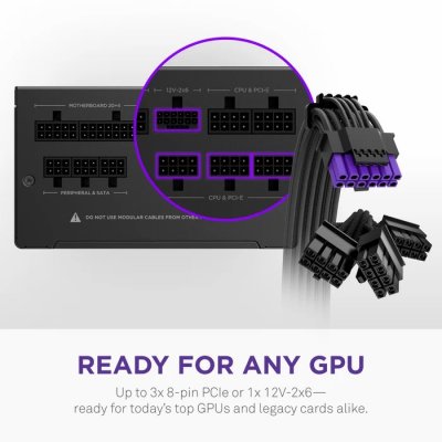 POWER SUPPLY NZXT C1000 CORE BLACK 1000W 80+ GOLD (PA-0G3BB-US)