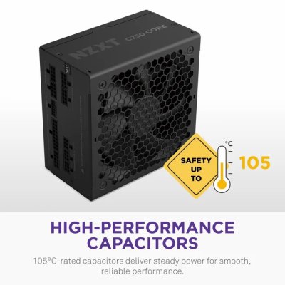 POWER SUPPLY NZXT C1000 CORE BLACK 1000W 80+ GOLD (PA-0G3BB-US)