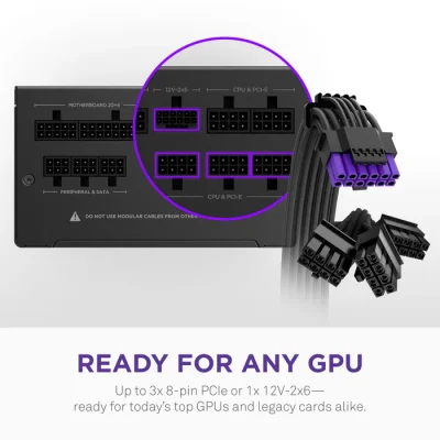 POWER SUPPLY NZXT C850 GOLD CORE 850W 80+ GOLD BLACK