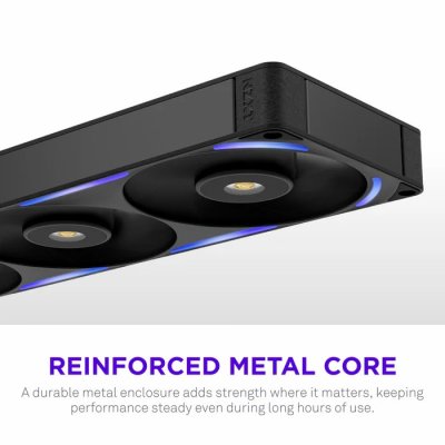 NZXT FAN CASE F360X RGB 360MM SINGLE FRAME BLACK