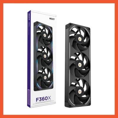 NZXT FAN CASE F360X RGB 360MM SINGLE FRAME BLACK