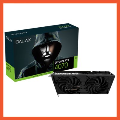 การ์ดจอ GALAX NVIDIA RTX 4070 1-CLICK OC 2X 12GB GDDR6X