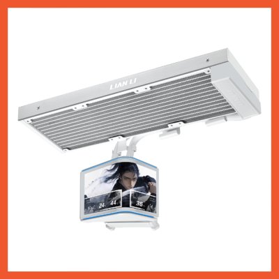 CPU LIQUID COOLING HYDROSHIFT II OLED CURVED 360FANLESS - WHITE (GHS2OLDC36NW)
