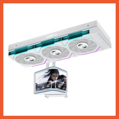 CPU LIQUID COOLING HYDROSHIFT II OLED CURVED 360TL (120 X 3) - WHITE (GHS2OLDC36TW)