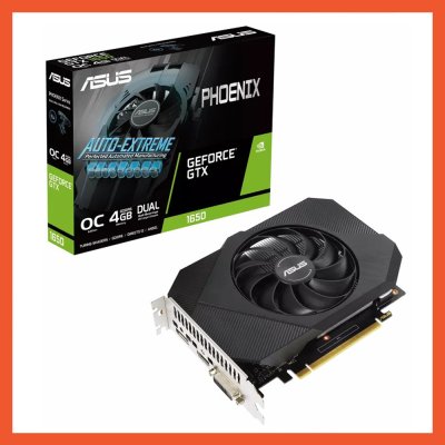 การ์ดจอ ASUS NVIDIA GTX 1650 PHOENIX OC 4GB GDDR6