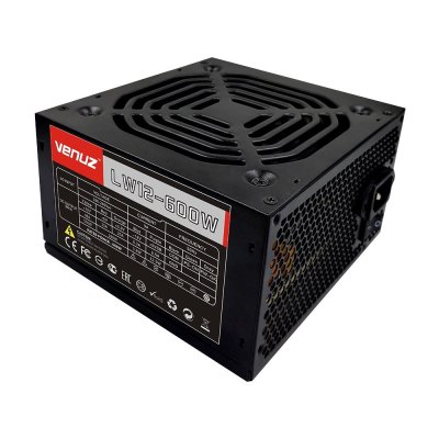 POWER SUPPLY VENUZ LPW12-600W BLACK