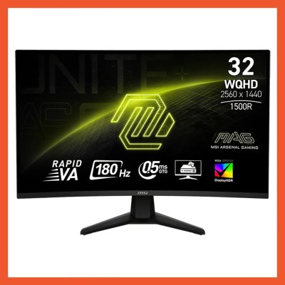 MONITOR MSI MAG 32CQ6F - 31.5" RAPID VA 2K 180Hz CURVED