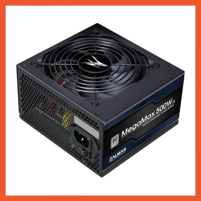 POWER SUPPLY ZALMAN MEGAMAX ZM500-TXII 500W 80+ WHITE