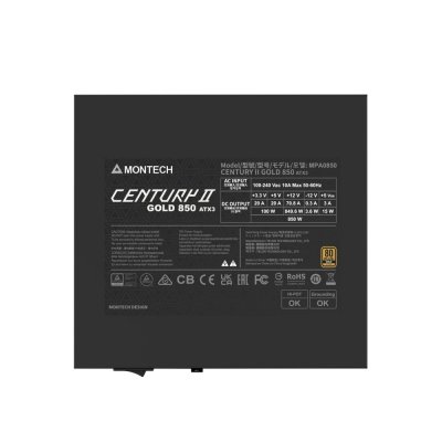 POWER SUPPLY MONTECH CENTURY II 850W CYBENETICS PLATINUM