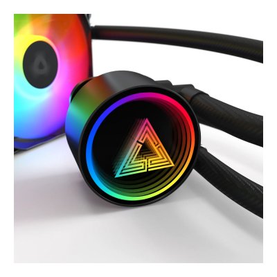 CPU LIQUID COOLING MONTECH LIGHTFLOW 360 ARGB BLACK