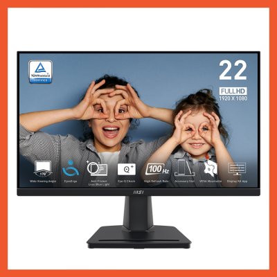 MONITOR MSI PRO MP225V 21.45" VA FHD 100Hz MONITOR MSI PRO MP225V 21.45" VA FHD 100Hz