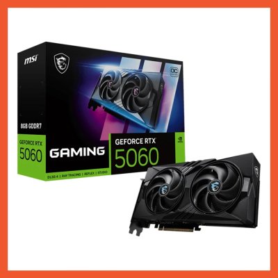 การ์ดจอ MSI NVIDIA RTX 5060 GAMING OC - 8GB GDDR7