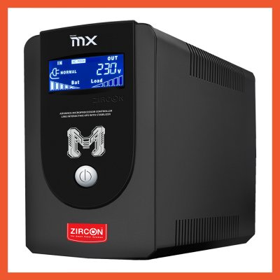 UPS (เครื่องสำรองไฟ) ZIRCON MX 1000VA 550W