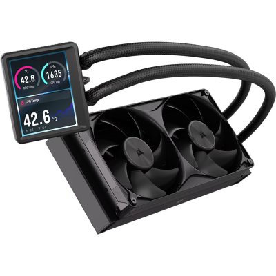CPU LIQUID COOLING CORSAIR NAUTILUS II 240 RS LCD BLACK (CW-9061051-WW)