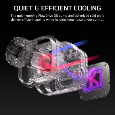 CPU LIQUID COOLING CORSAIR NAUTILUS II 240 RS LCD BLACK (CW-9061051-WW)