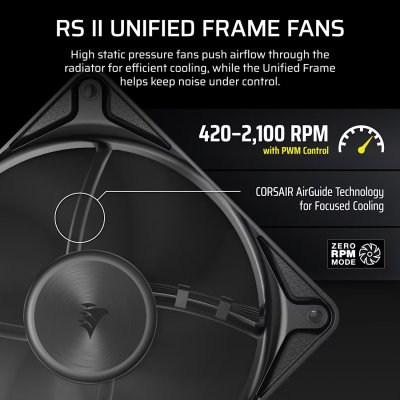 CPU LIQUID COOLING CORSAIR NAUTILUS II 240 RS LCD BLACK (CW-9061051-WW)
