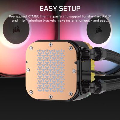 CPU LIQUID COOLING CORSAIR NAUTILUS II 360 RS ARGB BLACK (CW-9061049-WW)