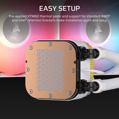 CPU LIQUID COOLING CORSAIR NAUTILUS II 360 RS ARGB WHITE (CW-9061050-WW)