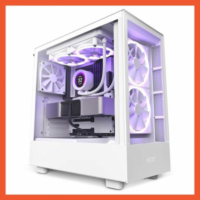 CASE (เคส) NZXT H5 ELITE WHITE (E-ATX)