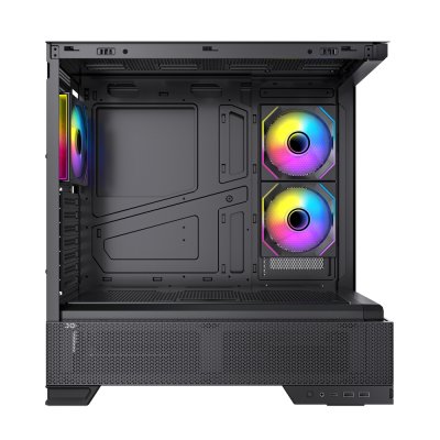 CASE OKINOS AQUA 6 BLACK MID TOWER