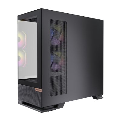 CASE OKINOS AQUA 6 BLACK MID TOWER