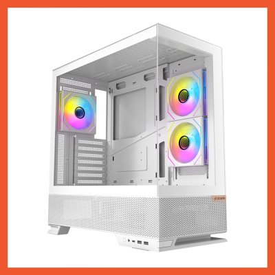 CASE OKINOS AQUA 6 WHITE MID TOWER