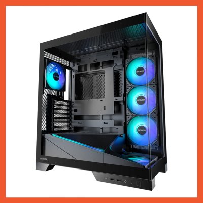 CASE OKINOS AQUA 9 BLACK MID TOWER