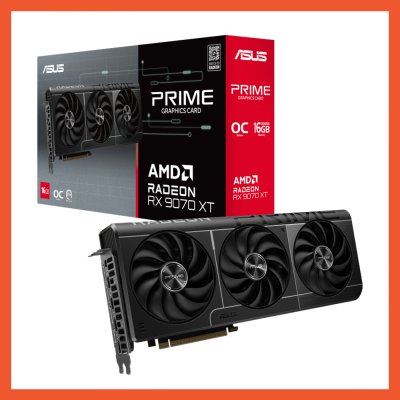 การ์ดจอ ASUS PRIME RADEON RX 9070 XT OC EDITION 16GB GDDR6 การ์ดจอ ASUS PRIME RADEON RX 9070 XT OC EDITION 16GB GDDR6