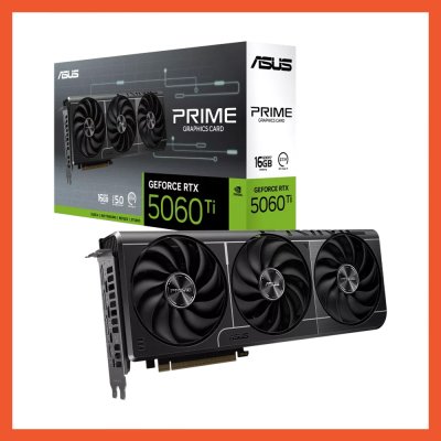 การ์ดจอ ASUS NVIDIA RTX 5060Ti PRIME OC EDITION 16GB GDDR7
