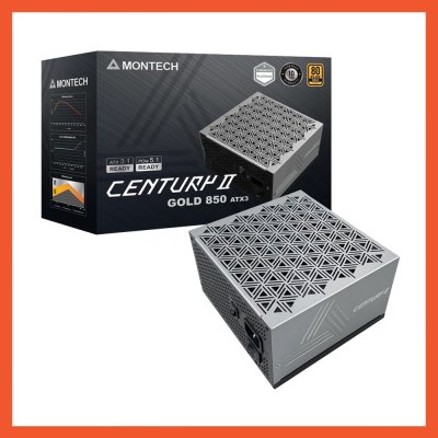 POWER SUPPLY MONTECH CENTURY II 850W CYBENETICS PLATINUM