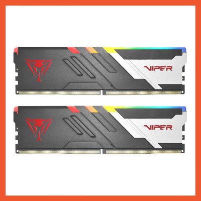 RAM DDR 5 32GB (16GBx2) 6000Mhz PATRIOT VIPER VENOM RGB (PVVR532G600C36K)