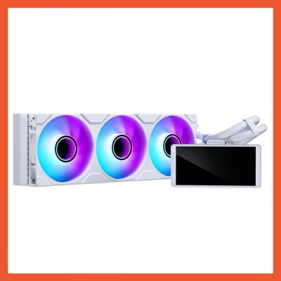 CPU LIQUID COOLING PHANTEKS GLACIER ONE LCD 360M25 WHITE