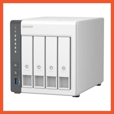 QNAP TS-433-4G STORAGE NAS 4-CORES 2.0GHz/4GB/4-Bay
