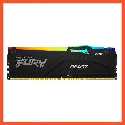 RAM DDR 5 16GB (16GBx1) 5200Mhz KINGSTON FURY BEAST RGB