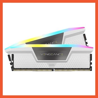RAM DDR 5 32GB (16GBX2) 6000Mhz CORSAIR VENGEANCE RGB WHITE