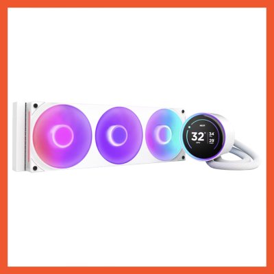 CPU LIQUID COOLING NZXT KRAKEN ELITE 360 RGB WHITE (RL-KR36E-W2)
