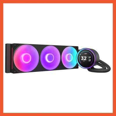 CPU LIQUID COOLING NZXT KRAKEN ELITE 420 RGB BLACK (RL-KR42E-B2)