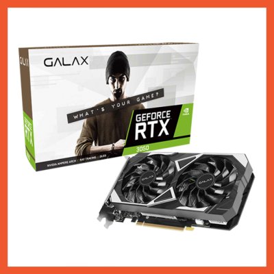 การ์ดจอ GALAX NVIDIA RTX 3050 EX (DVI) 6GB GDDR6 การ์ดจอ GALAX NVIDIA RTX 3050 EX (DVI) 6GB GDDR6