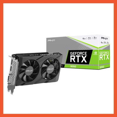 การ์ดจอ PNY NVIDIA RTX 3050 6GB VERTO DUAL FAN GDDR6