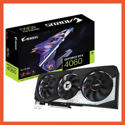 การ์ดจอ GIGABYTE NVIDIA RTX 4060 AORUS ELITE 8GB GDDR6