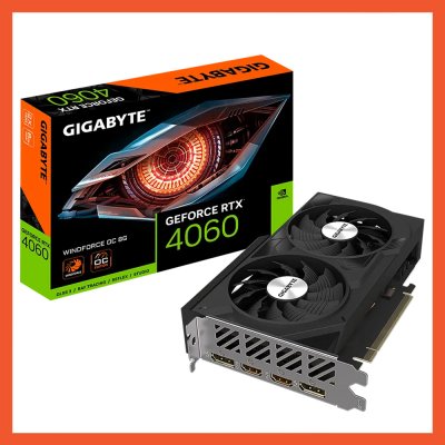 การ์ดจอ GIGABYTE NVIDIA RTX 4060 WINDFORCE OC 8GB GDDR6