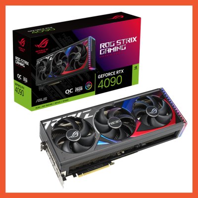 การ์ดจอ ASUS GEFORCE RTX 4090 ROG STRIX GAMING - 24GB GDDR6X การ์ดจอ ASUS GEFORCE RTX 4090 ROG STRIX GAMING - 24GB GDDR6X