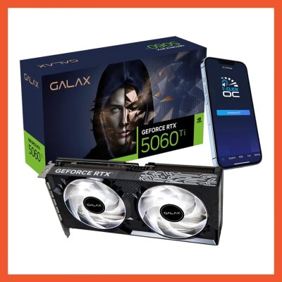 การ์ดจอ GALAX RTX 5060 TI 1-CLICK V2 OC - 8GB GDDR7