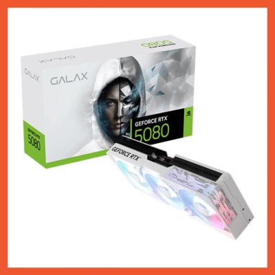 การ์ดจอ GALAX NVIDIA RTX 5080 1-CLICK OC WHITE 16GB GDDR7 การ์ดจอ GALAX NVIDIA RTX 5080 1-CLICK OC WHITE 16GB GDDR7