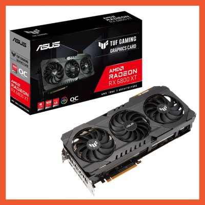 การ์ดจอ ASUS TUF RADEON RX 6800 XT GAMING OC 16GB GDDR6