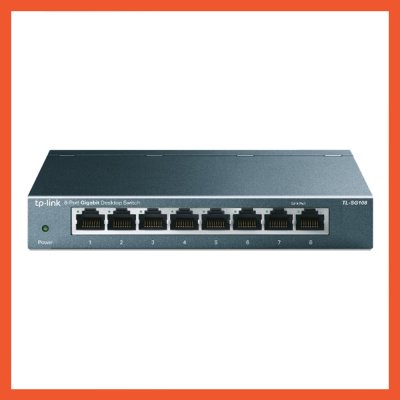 TP-LINK SWITCH HUB TL-SG108 8 PORT GIGABIT