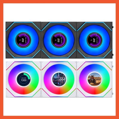 Lian Li UNI FAN REVERSE SL-INF LCD FLEX PACK 3