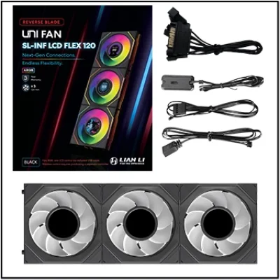 Lian Li UNI FAN REVERSE SL-INF LCD FLEX PACK 3