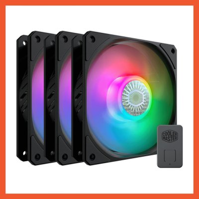 COOLER MASTER FAN CASE SICKLEFLOW 120 ARGB BLACK PACK 3